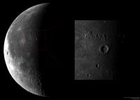 Copernicus &amp; Friends on a Waning Crescent